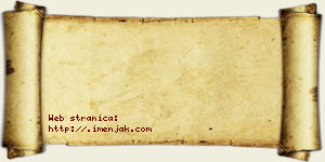 Anđela Jovčić vizit kartica